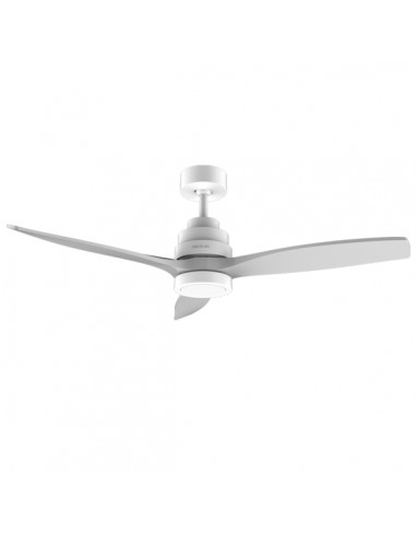 Cecotec EnergySilence Aero 5200 White Design Ventilador de Techo con 3 Aspas y Luz LED Integrada - 38W - Diametro de 52" -