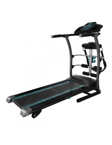 Cecotec DrumFit WayHome 14000 Runner Vibrator Cinta de Correr - 1100W - Plegable - Mancuernas y Barras - Cinturon de Masaje