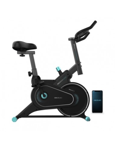 Cecotec Drumfit Indoor 4000 Magnetic Connected Bicileta Estatica - Resistencia Magnetica - Volante de 4kg - Ruedas de