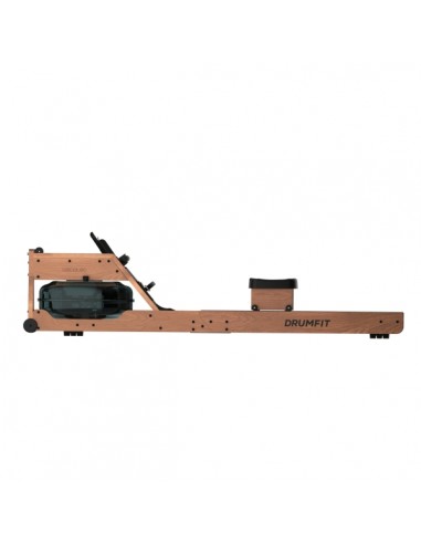 Cecotec Drumfit Rower 20000 Neptuno Wood Maquina de Remo - LCD Multifuncion - Resistencia Ajustable por Agua - Tanque de 13L