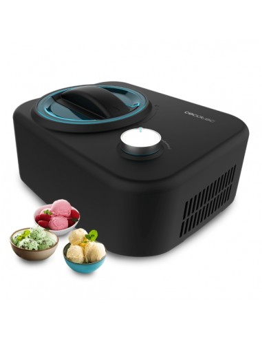 Cecotec Gelacy 800 Heladera - Potencia de 100W - Capacidad de 0.8L - Sistema de Compresor - Cuenco Extraible - Preparacion en