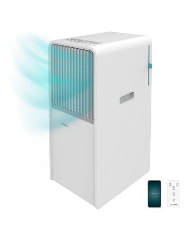 Cecotec ForceClima 7550 Aire Acondicionado Portatil - 1750 Frigorias - Capacidad 7000 BTU - WiFi y Remoto - Panel Tactil LED