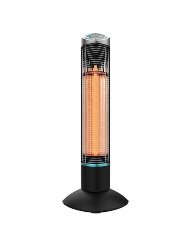 Cecotec ReadyWarm 1000 Power Tower Estufa Halogena de Torre para Exterior - 1000W - Proteccion IP55 - Oscilacion 90Â-- 2