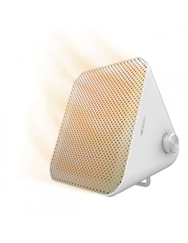 Cecotec ReadyWarm 1500 Max Ceramic Design Calefactor Ceramico de Sobremesa - 1500W - Termostato Regulable - 3 Modos de