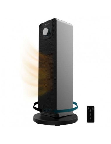 Cecotec ReadyWarm 2000 Max Ceramic Rotate Calefactor Ceramico de Pie - Potencia de 2000W - Oscilante - 3 Modos de Calor -