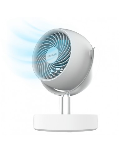 Cecotec EnergySilence 800 Cyclone Desk Portable Ventilador de Sobremesa Inalabrico - 10W - Diametro de 6" - Bateria de