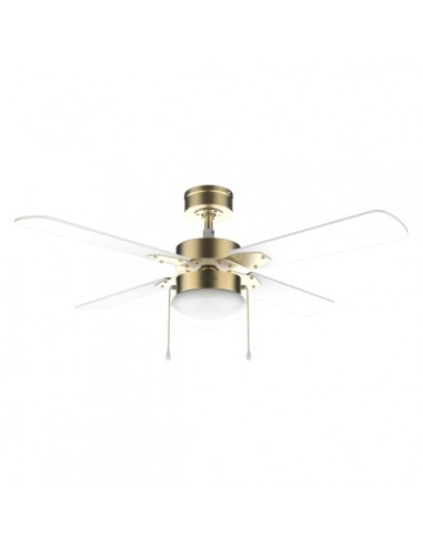 Cecotec EnergySilence Aero 450 GoldWhite Ventilador de Techo con 4 Aspas y Luz Integrada - 50W - Diametro de 42" - 3