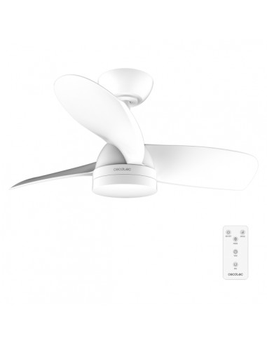 Cecotec EnergySilence Aero 3050 White Ventilador de Techo con 3 Aspas y Luz Integrada - 35W - Diametro de 36" - LED de 22W -