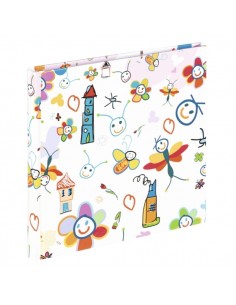 Hama Kritzelkratzel Album de Fotos - 30 Paginas Blancas - Tapa Plastificada - 18x18cm - Multicolor