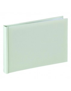 Hama Fine Art Album de Fotos - 36 Paginas Blancas - Tapa de Papel - 24x17cm - Color Verde Pastel