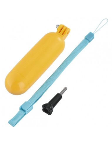 Hama Mango Flotante para Camara Deportiva - Alta Visibilidad - Plastico - Rosca Estandar - Color Amarillo