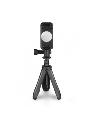 Hama Pocket Tripode Mini para Smartphone - Peso Max 300g - Altura Ajustable hasta 20cm - Plastico - Color Negro