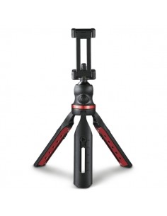 Hama Solid Tripode Mini para Smartphone y Camara - Peso Max 270g - Plegable - Altura Ajustable hasta 19cm - Plastico -