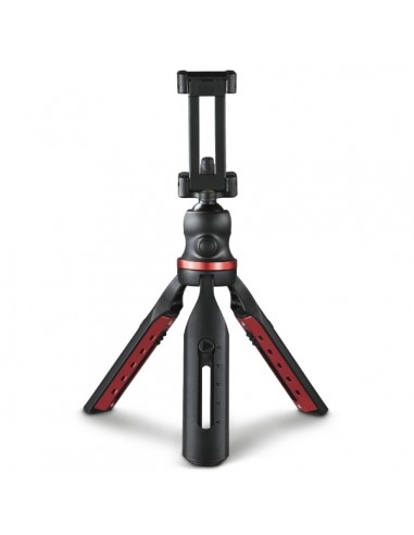 Hama Solid Tripode Mini para Smartphone y Camara - Peso Max 270g - Plegable - Altura Ajustable hasta 19cm - Plastico -
