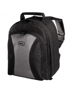Hama Track Pack II 140 Mochila para Camara - Compartimentos Separados para Objetivos - Asa de Mano - 8x19x23cm - Color Negro