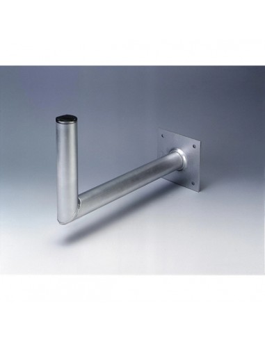 Hama Essential Soporte de Pared para Antena Parabolica - Aluminio - Separacion de 45cm - Diametro 4.8cm - Altura 25cm - Color