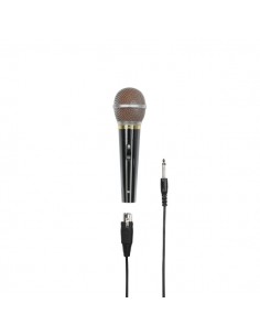 Hama Dm60 Microfono Dinamico - Cable 3m - 100Hz - xlr Hembra - Cardioide - 600 Ohm - 180x54x54mm - Color Plata