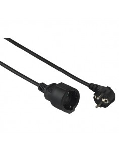 Hama Â Cable de Alimentacion Alargador Acodado - Potencia Maxima 3680W - Longitud 10m - Seccion 1.5mm2 - Schuko CEE7 -