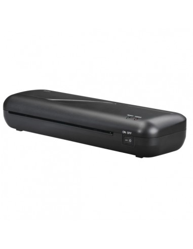Hama Plastificadora A4 - Laminas hasta 0.6mm - Velocidad Laminacion 230mm min - Calentamiento en 4 Minutos - Boton de