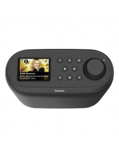Hama DIR400 Radio Digital - Bluetooth - Pantalla 2.4" - Cable 180cm - Doble Banda 2.4 y 5GHz - Almacena hasta 30 Emisoras -