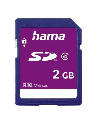 Hama Tarjeta SD 2GB - Clase 4 - 10Mb s - Color Azul