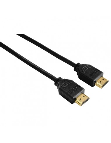 Hama Cable HDMI 4K Macho - Longitud 1.5m - Soporta ARC y 3D - Terminales Chapados en Oro - Ethernet - Velocidad hasta 10.2