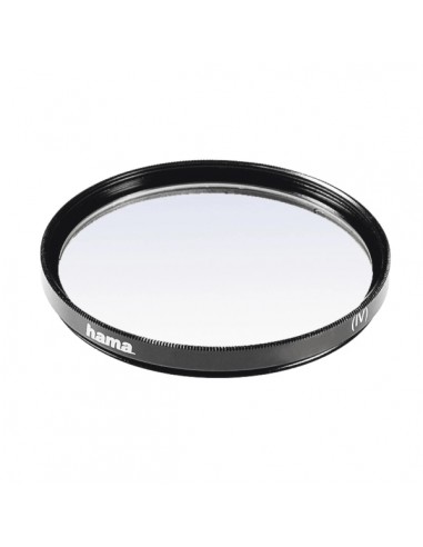 Hama Filtro Ultravioleta de 62mm Recubrimiento Doble - Cristal Optico - Color Negro