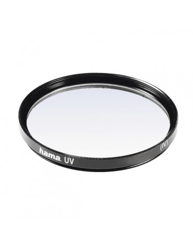 Hama Filtro Ultravioleta de 72mm Recubrimiento Doble - Cristal Optico - Color Negro