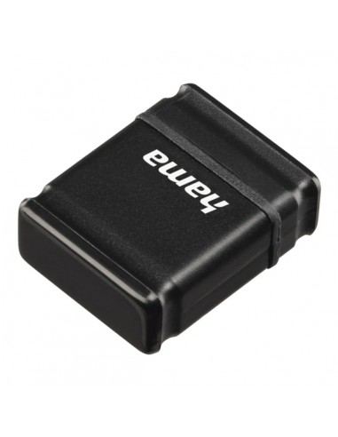 Hama Smartly Memoria Pendrive USB 2.0 con Tapa - 16GB de Capacidad - 10Mb s de Transferencia - 21x15x6.5mm - Color Negro