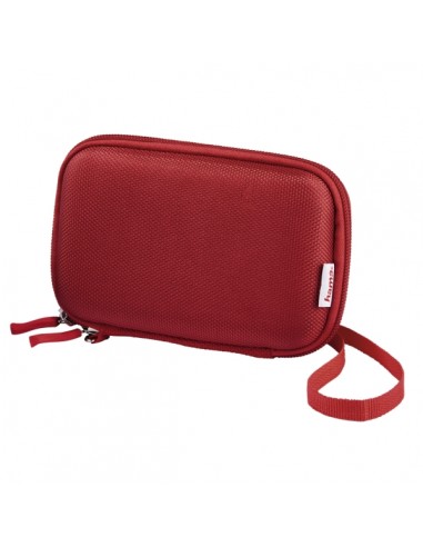 Hama E.V.A Funda para HDD de 2.5" - Proteccion contra Golpes - Bolsillos Interiores - 10.2x3.6x16cm - Color Rojo