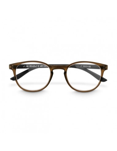 Hama Gafas de Lectura de-3.0 Dioptrias - Montura de Plastico Reciclado - Unisex - Color Marron
