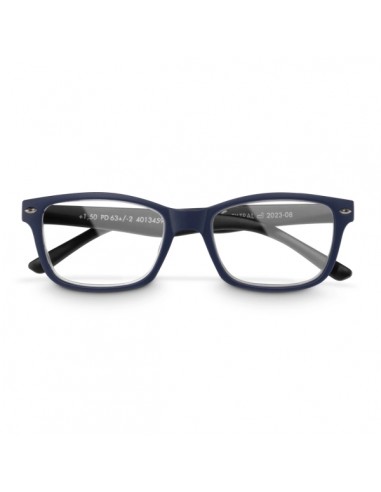 Hama Gafas de Lectura de-1.5 Dioptrias - Montura de Plastico Reciclado - Unisex - Color Azul y Negro