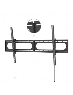 Hama Strong Soporte Fijo de Pared para TV hasta 120" - Peso Max 100kg - Inclinable - VESA 1100x600mm - Acero - Color Negro