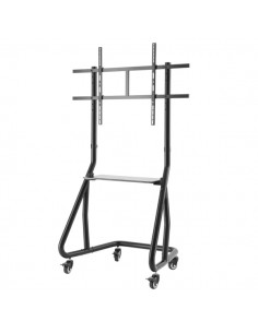 Hama Trolley Soporte con Ruedas para TV hasta 100" - Peso Max 80kg - VESA 1000x600mm - Altura Ajustable - Aluminio -