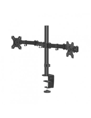 Hama Soporte de Mesa con Brazos Articulados para 2 Monitores de 13 a 32" - Capacidad 8kg - Altura Ajustable - Inclinacion