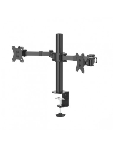 Hama Soporte de Mesa con Brazos Articulados para 2 Monitores de 13 a 35" - Capacidad 15kg - Inclinacion 35Â-- Altura