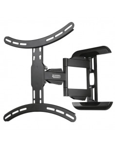 Hama Soporte Fijo de Pared para TV hasta 65" - Peso Max 35kg - VESA 400x400mm - Acero - Gestor de Cables - Nivel de Burbuja -
