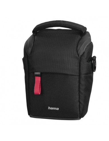 Hama Matera Funda para Camara - Poliester Reciclado - Asa para Cinturon - Compartimento Separados para Objetivo - Asa de Mano