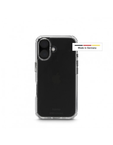 Hama Extreme Protect Funda para iPhone 16 - Antideslizante - Policarbonato - Proteccion D3O - Bordes Elevados - Color