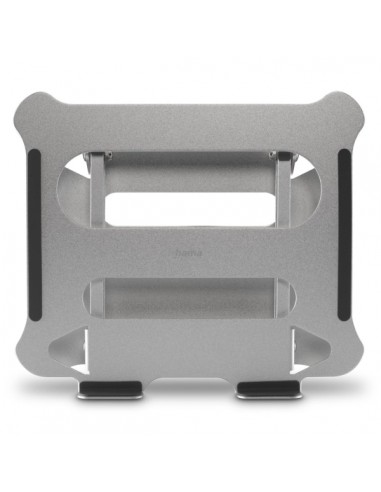 Hama Alu Soporte para Portatil hasta 15.6" - Soporta hasta 5kg - Altura Ajustable - Antideslizante - Aluminio -