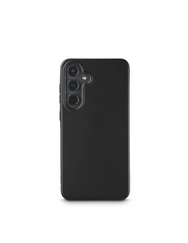 Hama Fantastic Feel Funda para Samsung Galaxy S24 - Poliuretano Termoplastico - Bordes Elevados - Color Negro