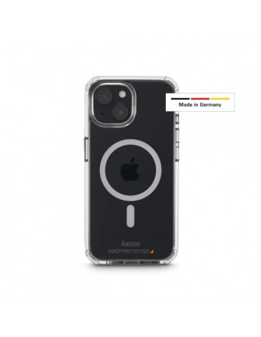 Hama Extreme Protect Funda para iPhone 15 - Antideslizante - Magnetico - Policarbonato - Proteccion D3O - Bordes Elevados -