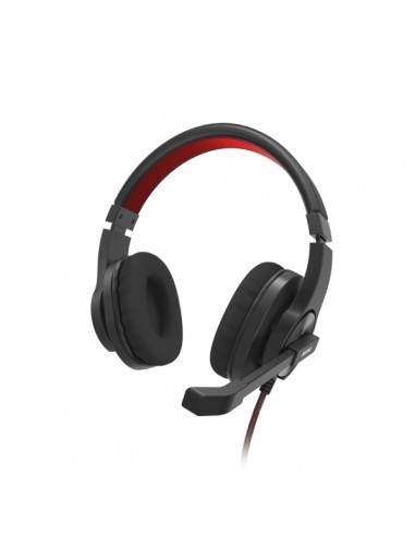 Hama Hs-USB400 V2 Auriculares con Microfono Omnidireccional - Cable 2m - Diadema Ajustable - Almohadillas de Malla - Color
