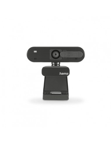Hama C-600 Pro Webcam HD 1080P - Cable 1.8m - USB-A 2.0 - Microfono Integrado - Proteccion contra Espias - Indicador LED -