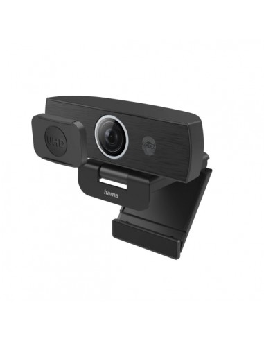 Hama C-900 Pro Webcam UHD 4K - Cable 1.8m - USB-C 3.0 - Microfono Integrado - Proteccion contra Espias - Indicador LED - Modo