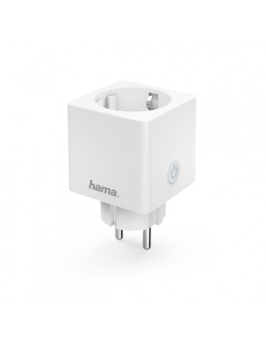 Hama Enchufe WLAN Inteligente - Potencias hasta 3680W - WiFi - IP20 - Compatible con Asistente de Voz - Control con App -