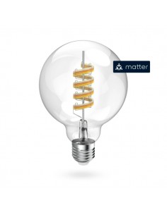 Hama Bombilla LED E27 Inteligente - Potencia 4.9W - RGBW - WiFi - Compatible con Asistente de Voz - Control con App - Estilo