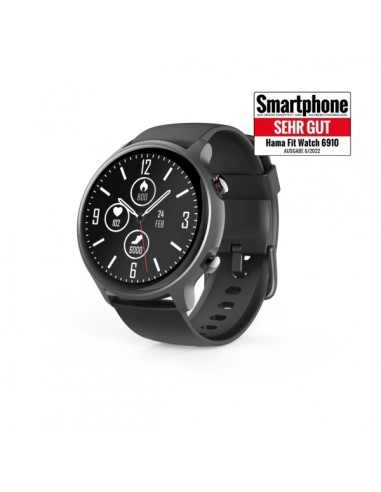 Hama 6910 Reloj Inteligente Smartwatch - Bluetooth 5.0 - Autonomia hasta 6 Dias - Pantalla LCD 1.28" - IP68 - GPS Integrado -