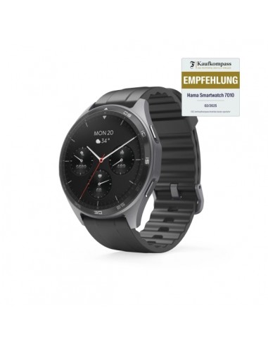 Hama 7010 Reloj Inteligente Smartwatch - Bluetooth 5.3 - Bateria 300mAh - Pantalla AMOLED 1.43" - IP68 - Soporta hasta 3 Atm
