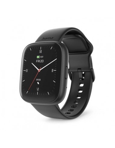 Hama 4000 Reloj Inteligente Smartwatch - Bluetooth 5.3 - Bateria 300mAh - Pantalla TFT 1.65" - IP68 - Pulsera de Silicona -